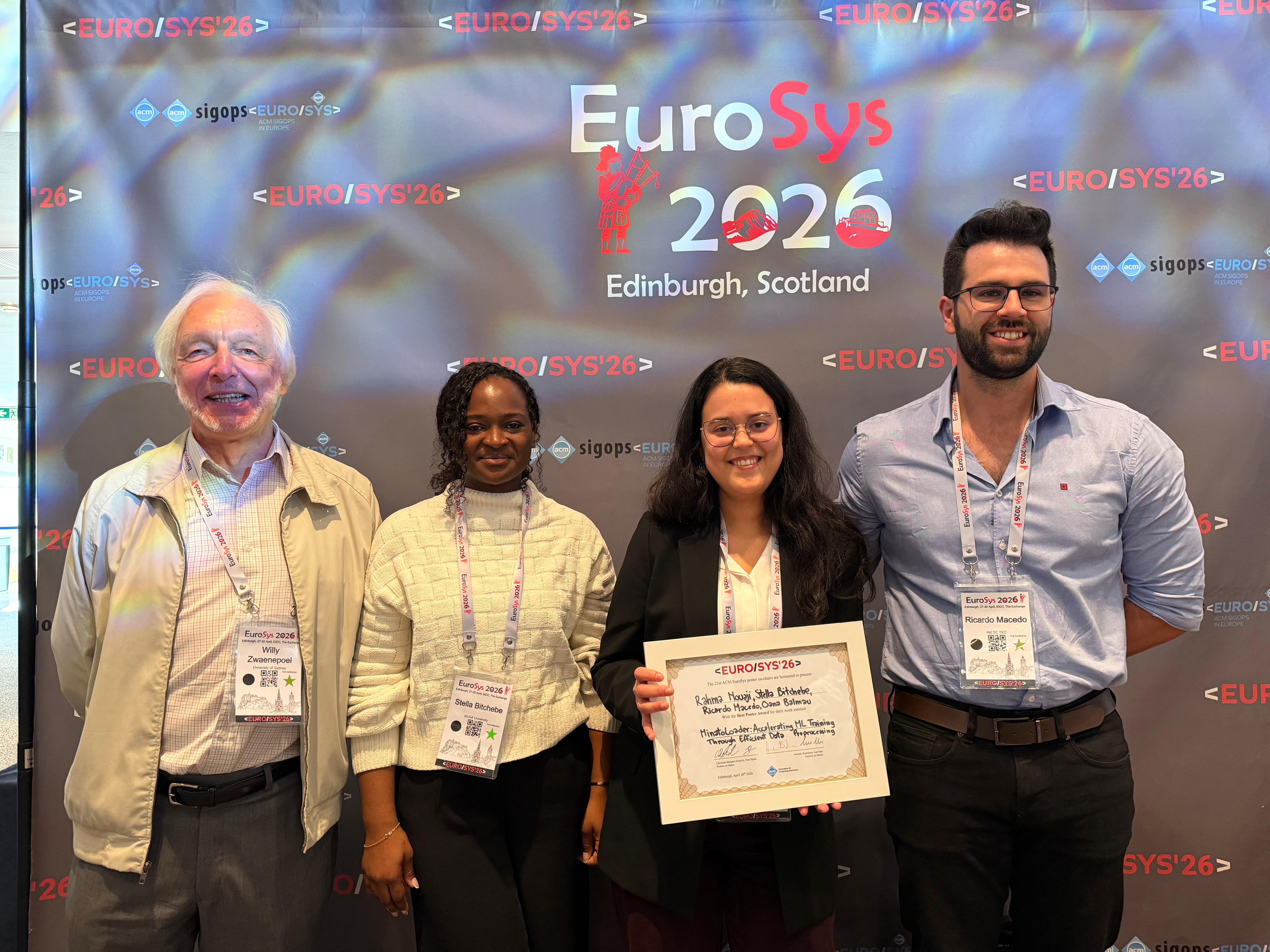 Best Poster Award at EuroSys 2026
